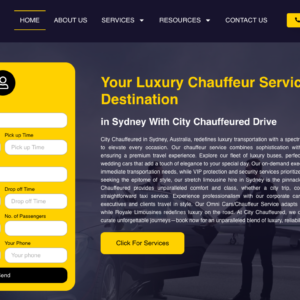 Airport Transfer and Pickup Services Website