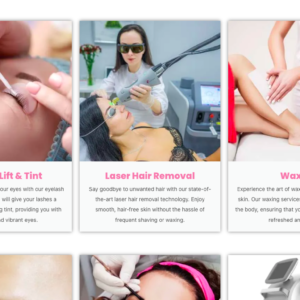 Beauty Salon Services Website Project